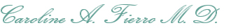 Dr. Fierro signature